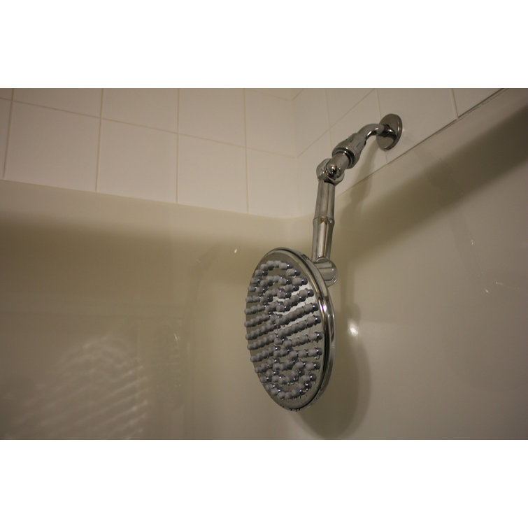 ShowerMe Rain Adjustable Shower Head 2.5 GPM GPM with Aerating